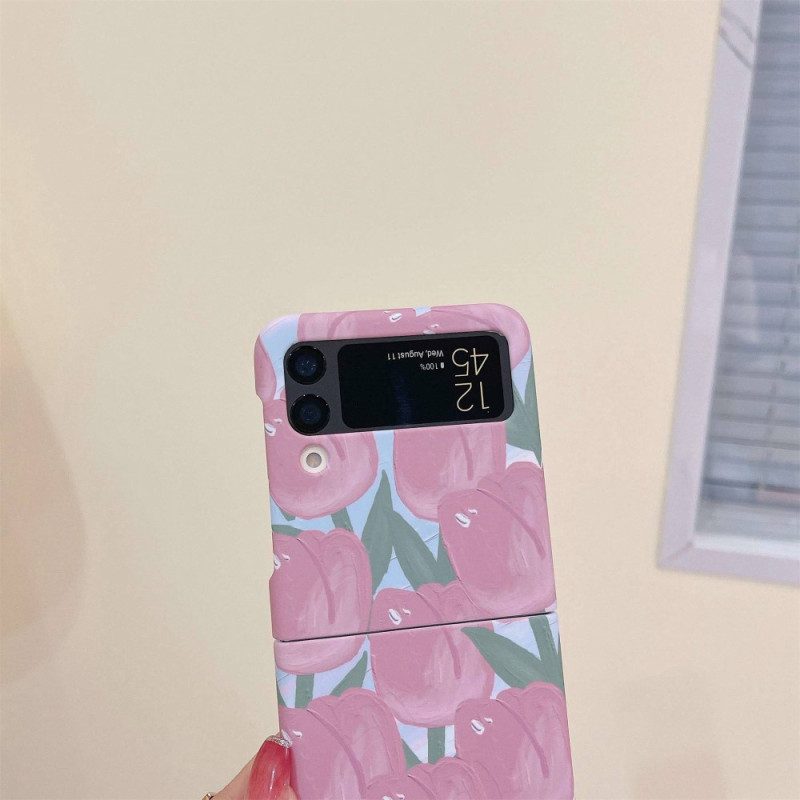 Handyhülle Für Samsung Galaxy Z Flip 4 Flip Case Blumen