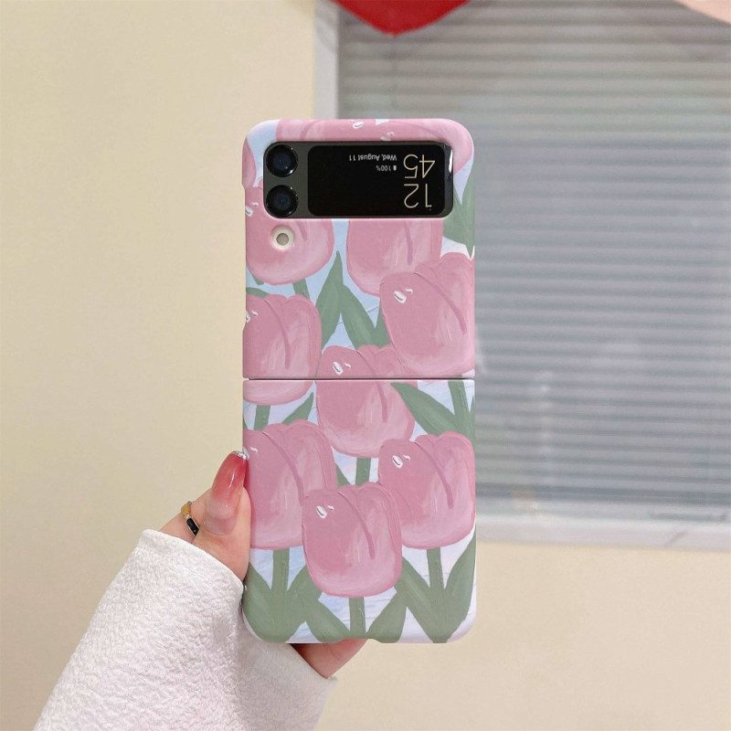 Handyhülle Für Samsung Galaxy Z Flip 4 Flip Case Blumen