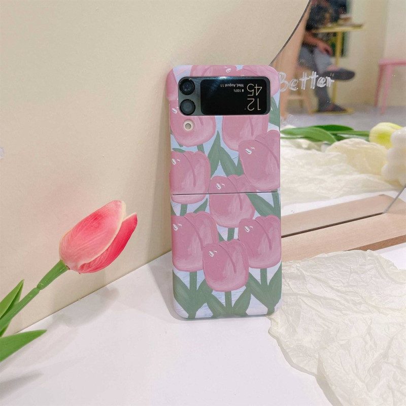 Handyhülle Für Samsung Galaxy Z Flip 4 Flip Case Blumen