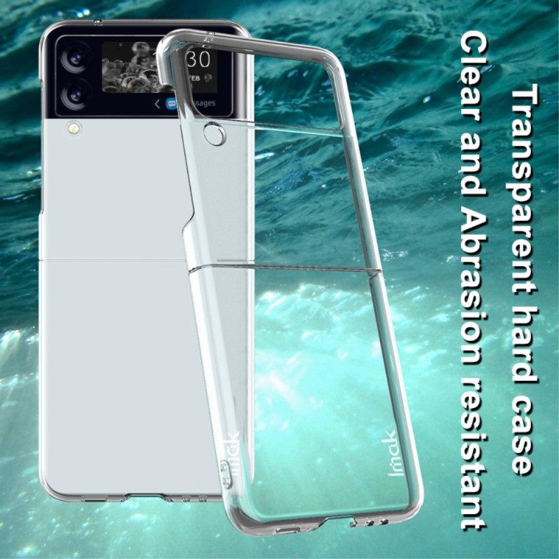 Handyhülle Für Samsung Galaxy Z Flip 4 Flip Case Imak Transparent