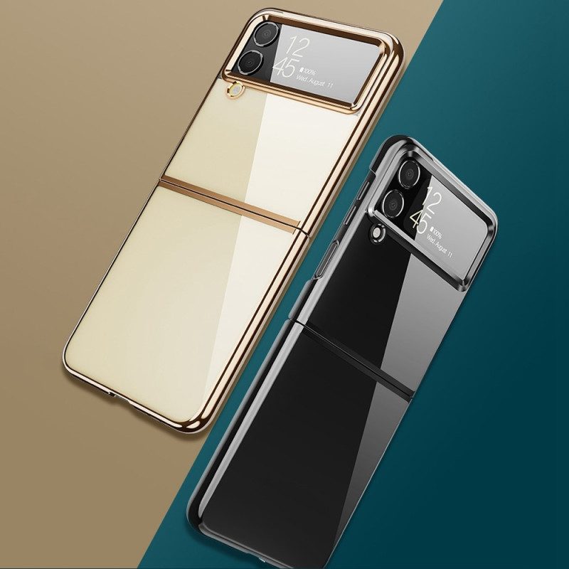 Handyhülle Für Samsung Galaxy Z Flip 4 Flip Case Kanten Im Metallstil