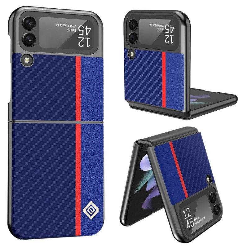 Handyhülle Für Samsung Galaxy Z Flip 4 Flip Case Kohlefaser Lc.imeeke