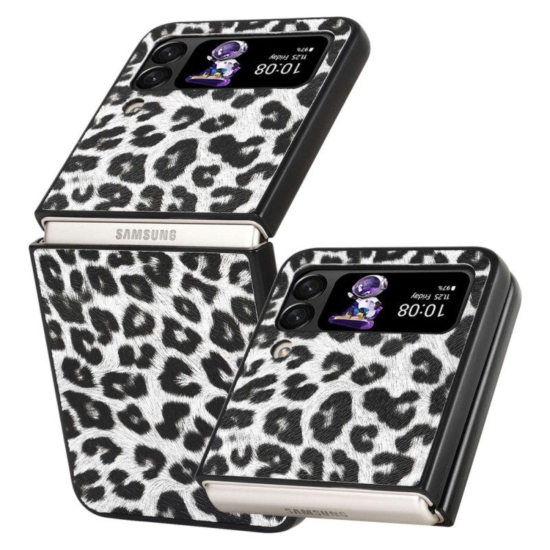 Handyhülle Für Samsung Galaxy Z Flip 4 Flip Case Leopard