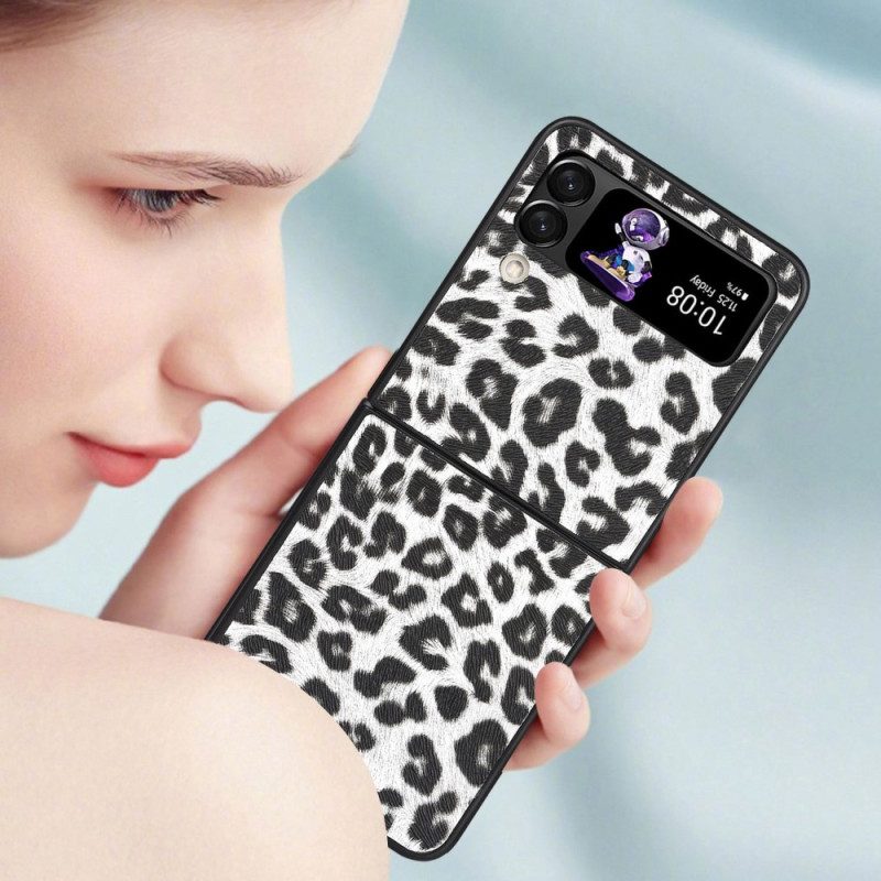 Handyhülle Für Samsung Galaxy Z Flip 4 Flip Case Leopard