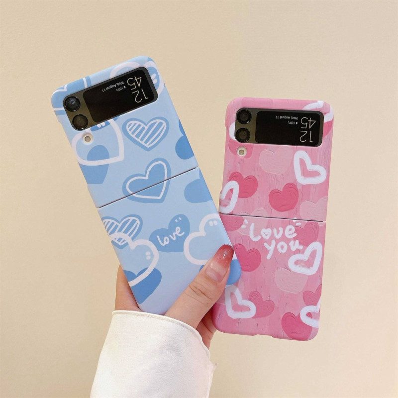 Handyhülle Für Samsung Galaxy Z Flip 4 Flip Case Liebesblumen