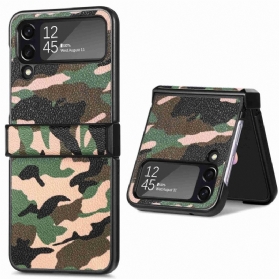 Handyhülle Für Samsung Galaxy Z Flip 4 Flip Case Militärische Tarnung