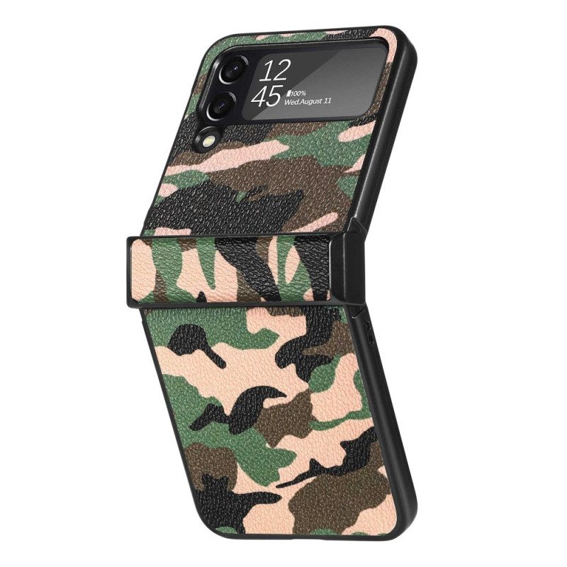 Handyhülle Für Samsung Galaxy Z Flip 4 Flip Case Militärische Tarnung