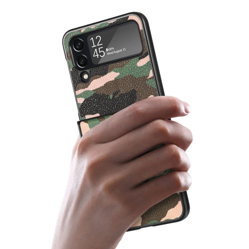 Handyhülle Für Samsung Galaxy Z Flip 4 Flip Case Militärische Tarnung