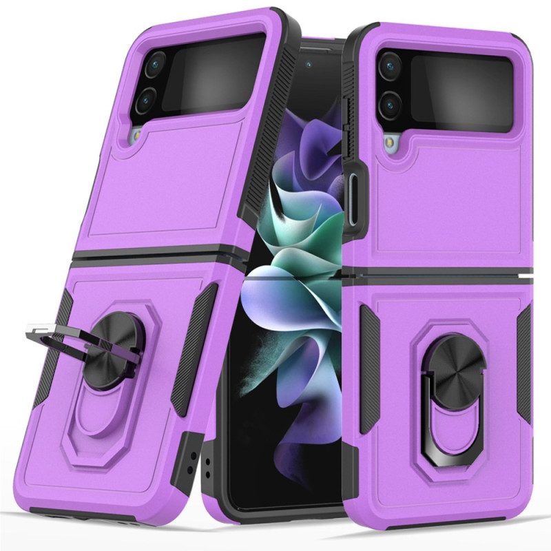 Handyhülle Für Samsung Galaxy Z Flip 4 Flip Case Starr Mit Ringunterstützung