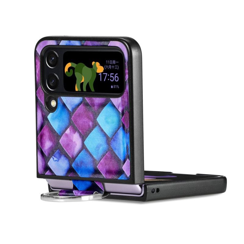 Hülle Für Samsung Galaxy Z Flip 4 Flip Case Fantasie Mit Ring Caseneo