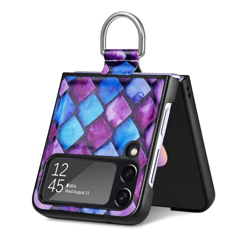 Hülle Für Samsung Galaxy Z Flip 4 Flip Case Fantasie Mit Ring Caseneo