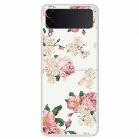 Hülle Für Samsung Galaxy Z Flip 4 Flip Case Freiheitsblumen