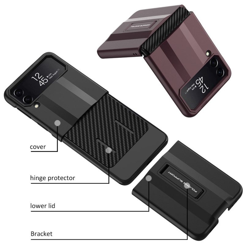 Hülle Für Samsung Galaxy Z Flip 4 Flip Case Gkk Integrierter Support