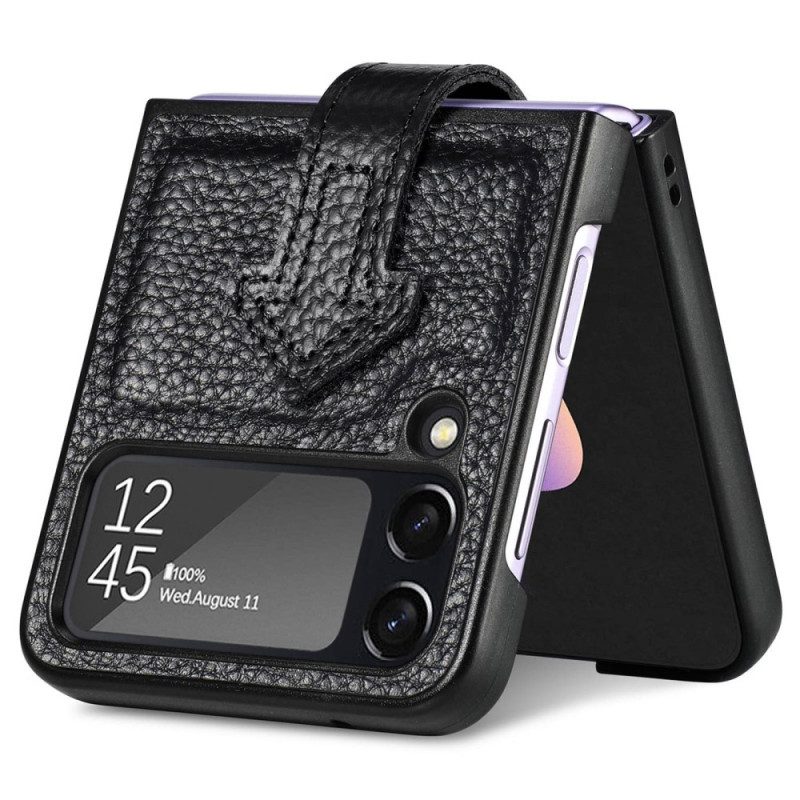 Hülle Für Samsung Galaxy Z Flip 4 Flip Case Leder Und Anhänger