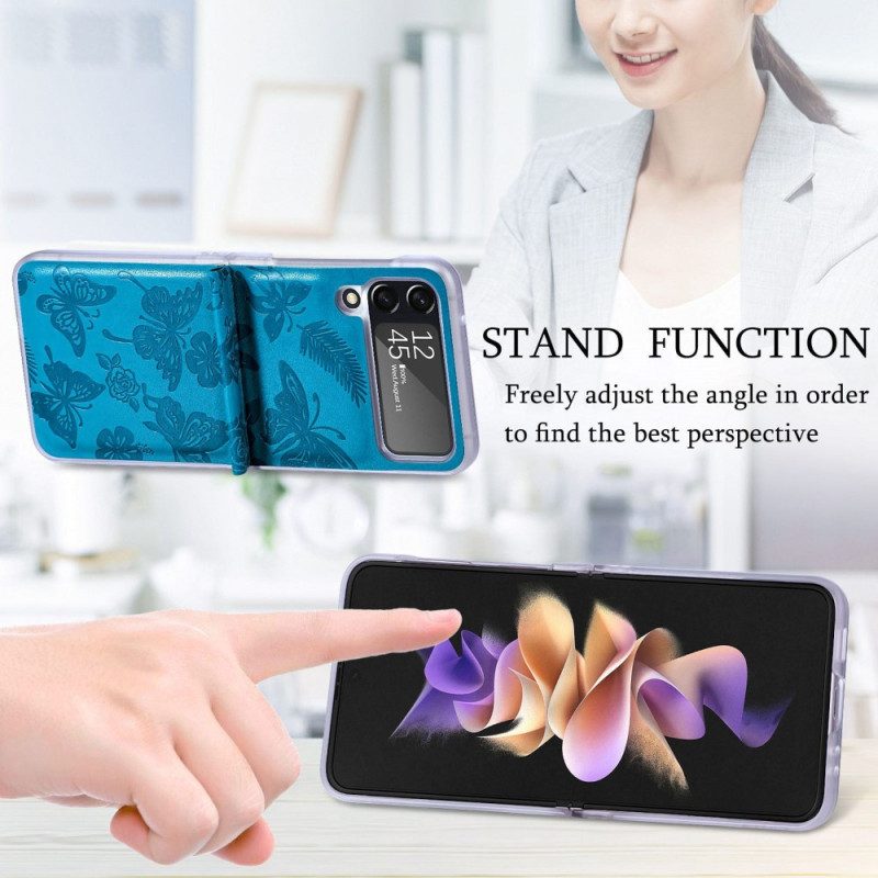 Hülle Für Samsung Galaxy Z Flip 4 Flip Case Nachtfalter