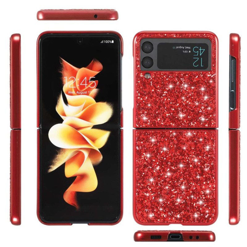 Hülle Für Samsung Galaxy Z Flip 4 Flip Case Premium-pailletten