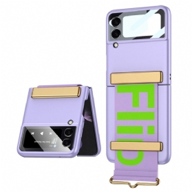 Hülle Für Samsung Galaxy Z Flip 4 Flip Case Riemen Und Film Gkk