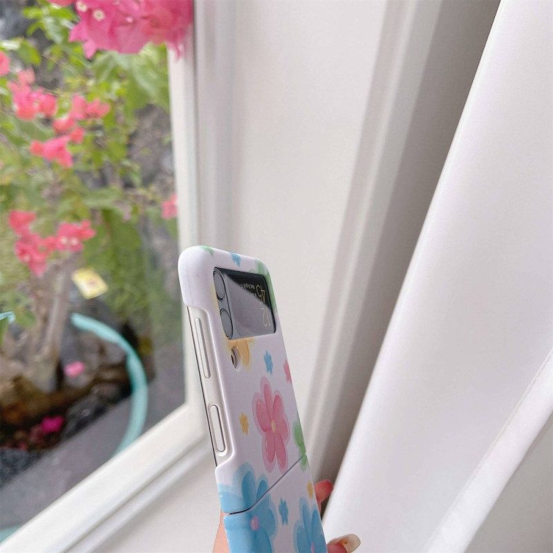 Hülle Für Samsung Galaxy Z Flip 4 Flip Case Schöne Blumen