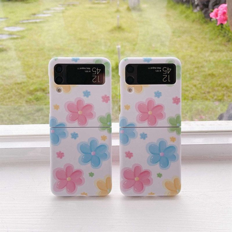 Hülle Für Samsung Galaxy Z Flip 4 Flip Case Schöne Blumen