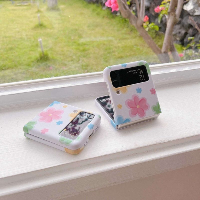 Hülle Für Samsung Galaxy Z Flip 4 Flip Case Schöne Blumen