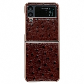 Hülle Für Samsung Galaxy Z Flip 4 Flip Case Straußenstil