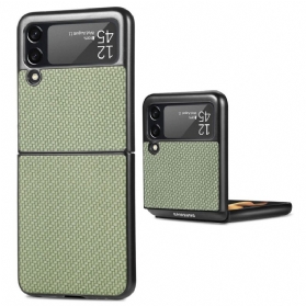 Hülle Für Samsung Galaxy Z Flip 4 Flip Case Strukturierte Kohlefaser