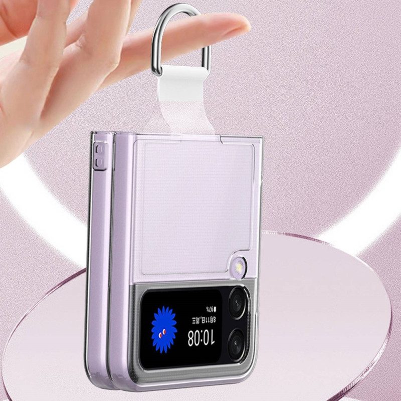 Hülle Für Samsung Galaxy Z Flip 4 Flip Case Transparent Mit Ring