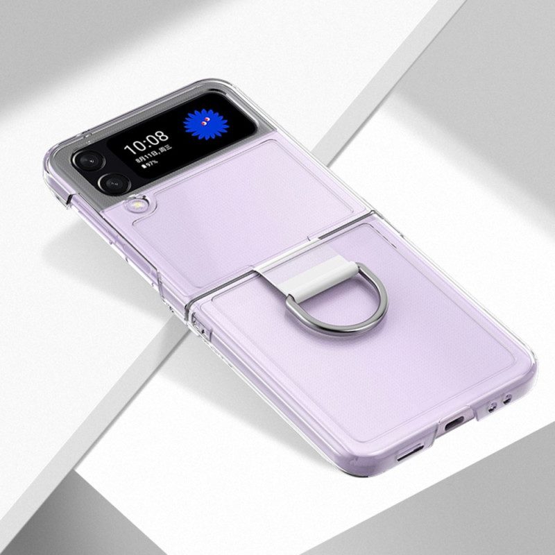 Hülle Für Samsung Galaxy Z Flip 4 Flip Case Transparent Mit Ring