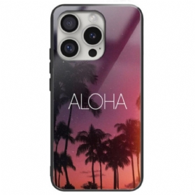 Hülle Für iPhone 16 Pro Max Aloha Gehärtetes Glas