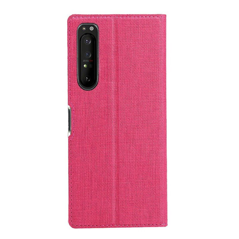 Schutzhülle Für Sony Xperia 1 II Flip Case Strukturiertes Vili Dmx