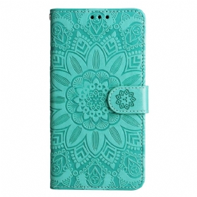 Flip Case Für Honor 90 Lite Mit Kordel Mandala Mit Riemen