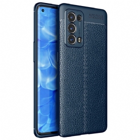 Handyhülle Für Oppo Reno 6 Pro 5G Litchi Double Line Leder