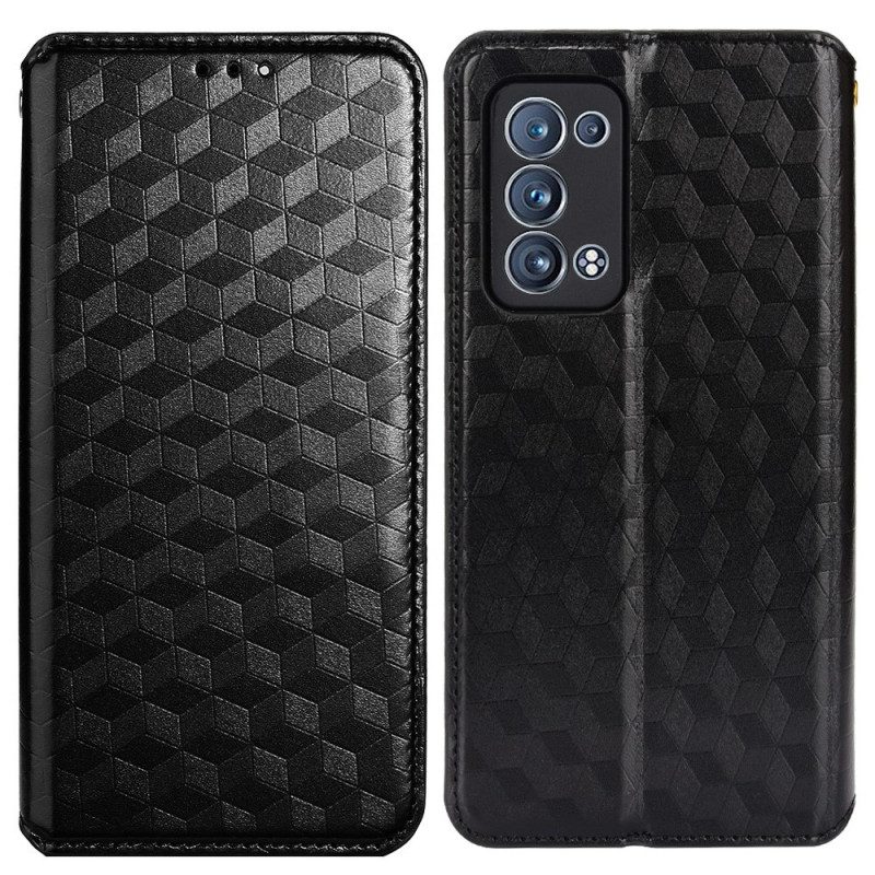 Schutzhülle Für Oppo Reno 6 Pro 5G Flip Case 3d-würfel