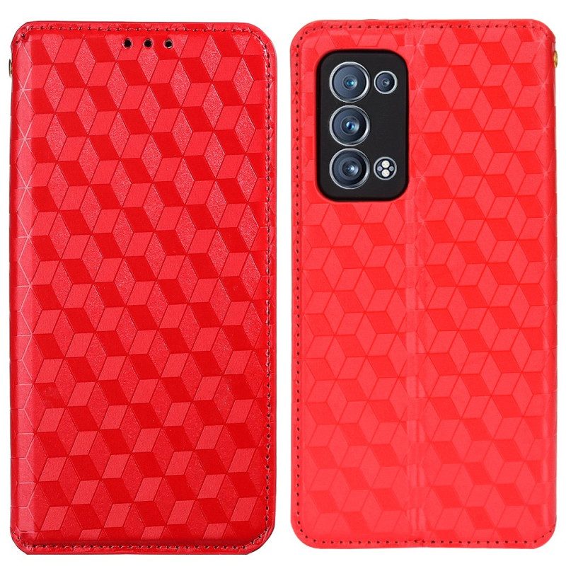 Schutzhülle Für Oppo Reno 6 Pro 5G Flip Case 3d-würfel