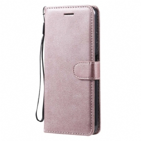 Flip Case Für Xiaomi Redmi Note 10 5G Einfarbig