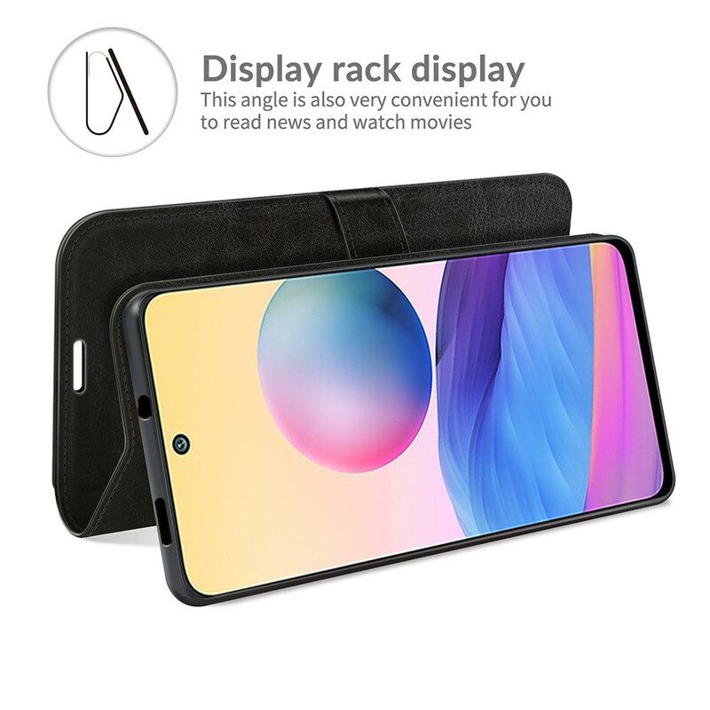 Flip Case Für Xiaomi Redmi Note 10 5G Einfarbig