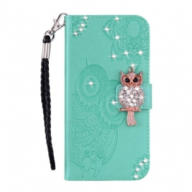 Flip Case Für Xiaomi Redmi Note 10 5G Eule Und Charme