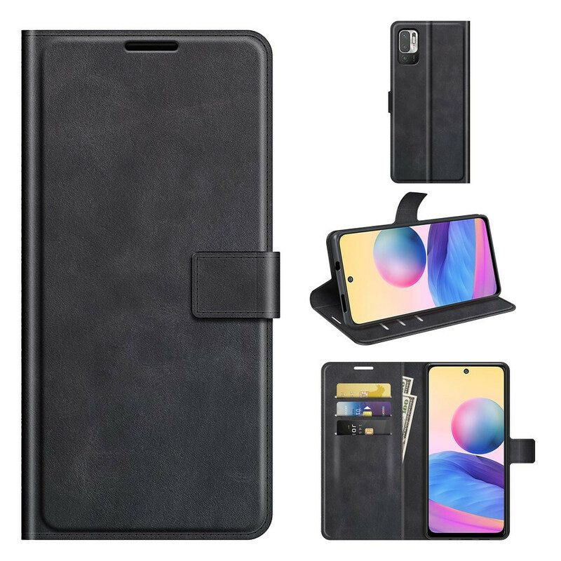 Flip Case Für Xiaomi Redmi Note 10 5G Leder-styling