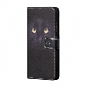 Flip Case Für Xiaomi Redmi Note 10 5G Mit Kordel Riemchen-katzenaugen