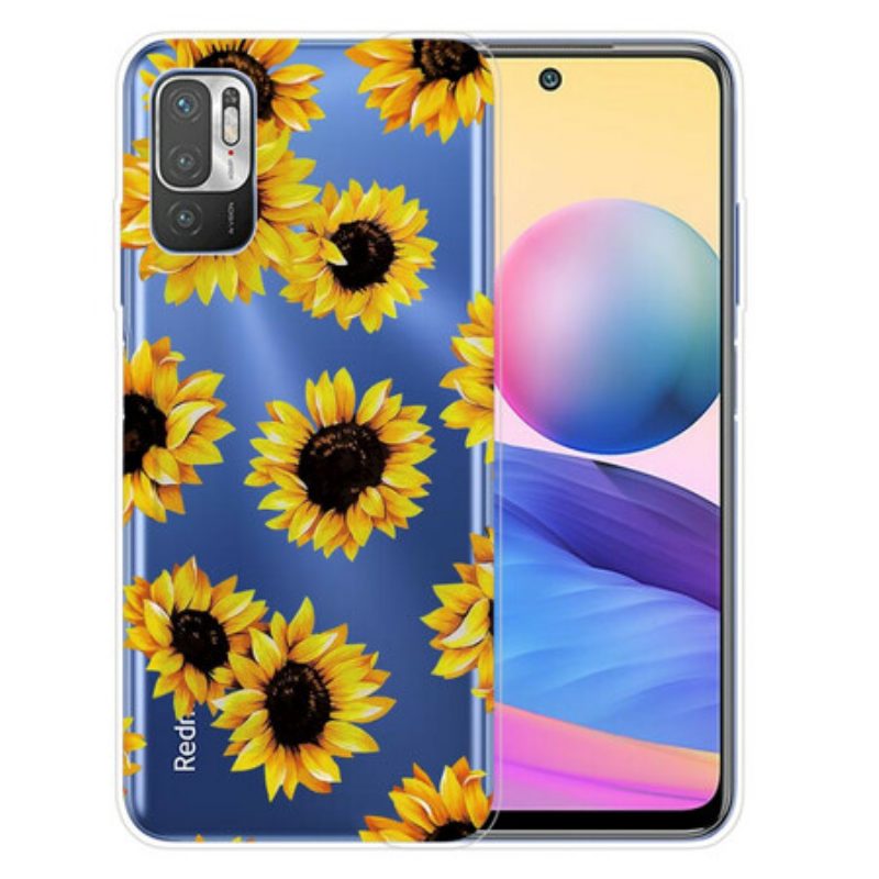 Handyhülle Für Xiaomi Redmi Note 10 5G Sonnenblumen