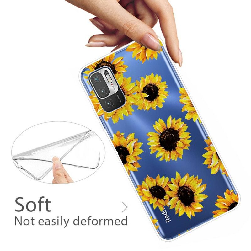 Handyhülle Für Xiaomi Redmi Note 10 5G Sonnenblumen