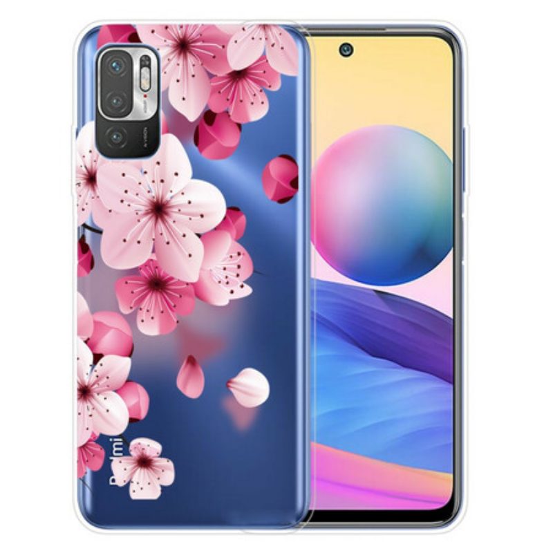 Hülle Für Xiaomi Redmi Note 10 5G Kleine Rosa Blumen