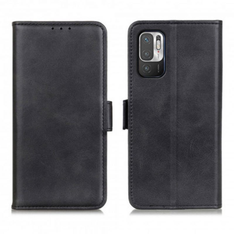 Lederhüllen Für Xiaomi Redmi Note 10 5G Flip Case Doppelte Klappe