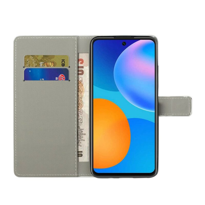 Lederhüllen Für Xiaomi Redmi Note 10 5G Galaxy-design