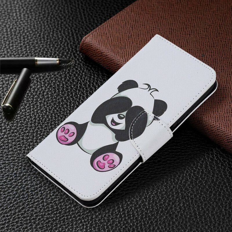 Lederhüllen Für Xiaomi Redmi Note 10 5G Panda-spaß