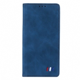 Schutzhülle Für Xiaomi Redmi Note 10 5G Flip Case Dreifarbiger Lederstil