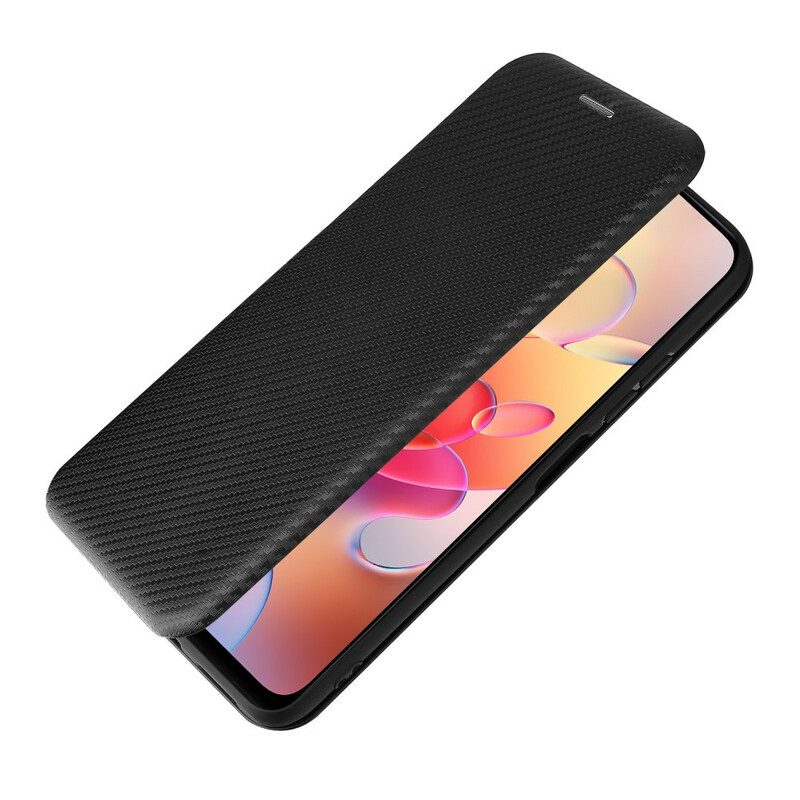 Schutzhülle Für Xiaomi Redmi Note 10 5G Flip Case Farbige Kohlefaser