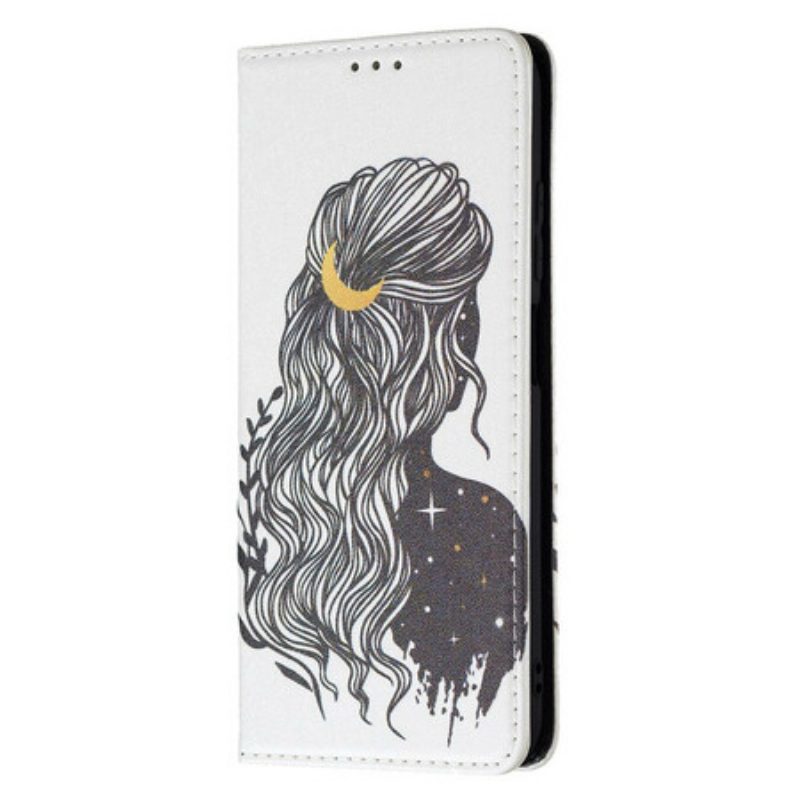 Schutzhülle Für Xiaomi Redmi Note 10 5G Flip Case Schöne Haare