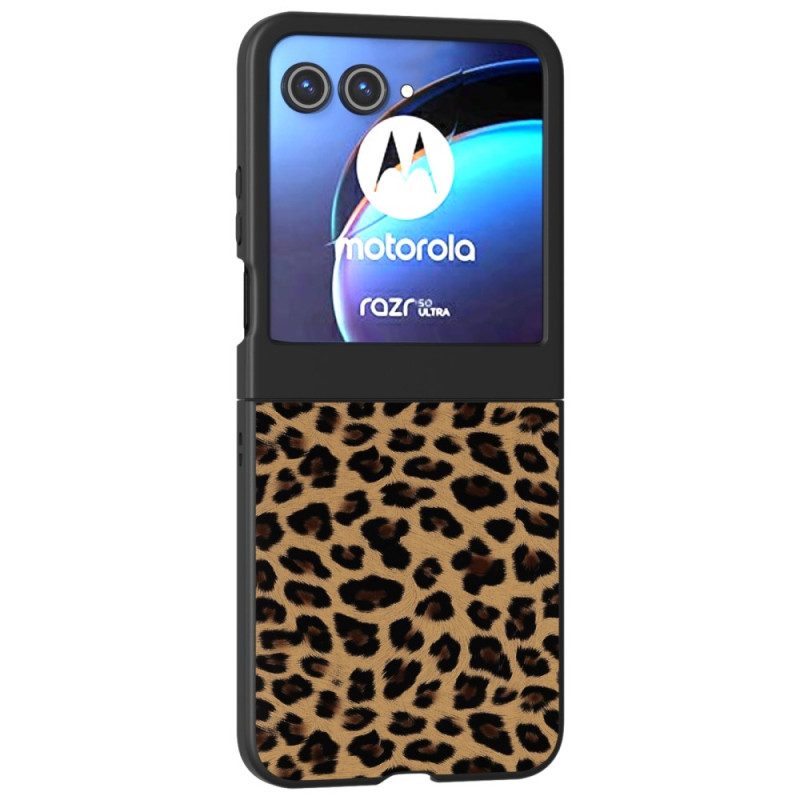 Hülle Motorola Razr 50 Handyhülle Leopard