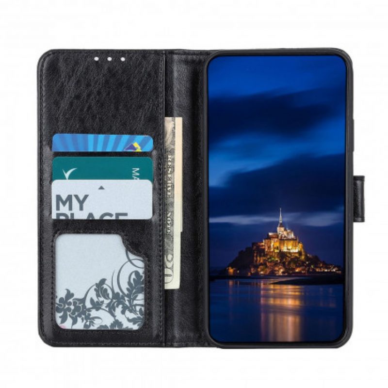 Flip Case Für Huawei P40 Pro Strukturiertes Kunstleder